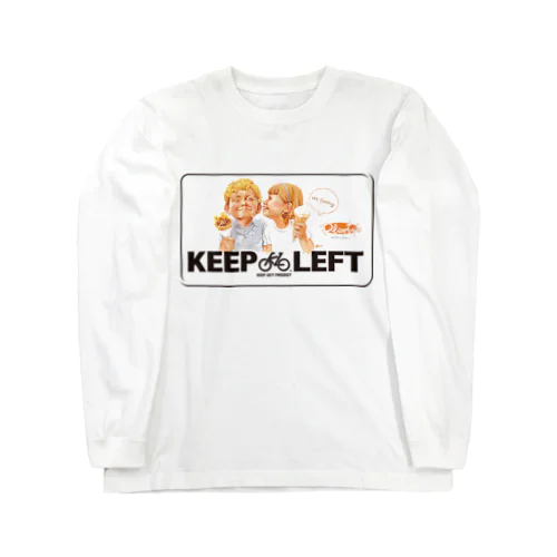 KEEP LEFT plenty's Long Sleeve T-Shirt