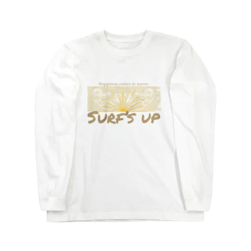 Surf's up〜良い波がきた・girl〜オリジナルデザイン Long Sleeve T-Shirt