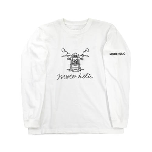 MOTO HOLIC 黒 Long Sleeve T-Shirt