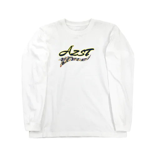 和柄　片面プリント Long Sleeve T-Shirt