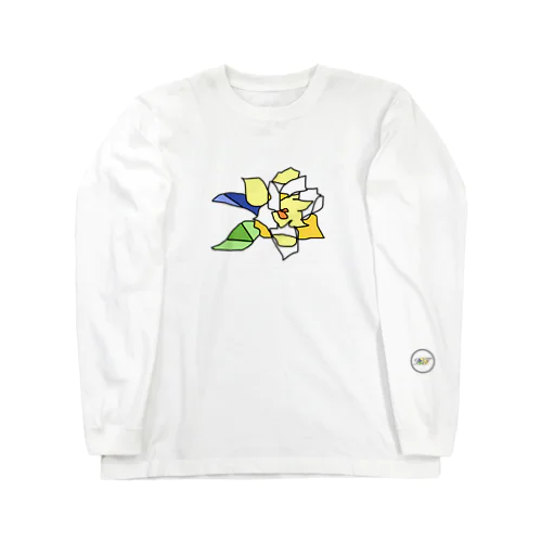 6/30 誕生花「クチナシ」 Long Sleeve T-Shirt