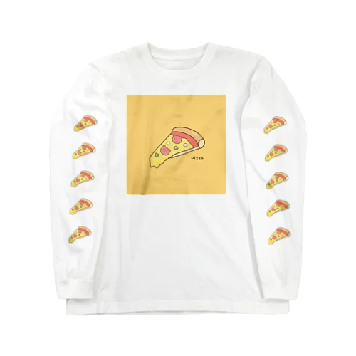 テカクマPizza ロングスリーブTシャツ