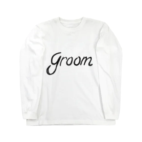 結婚報告　Groom(夫、旦那) Long Sleeve T-Shirt