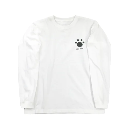 dog paw ロングスリーブTシャツ