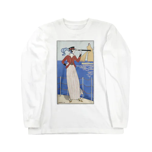 ジョルジュ・バルビエ “Costume de Yacht” Long Sleeve T-Shirt