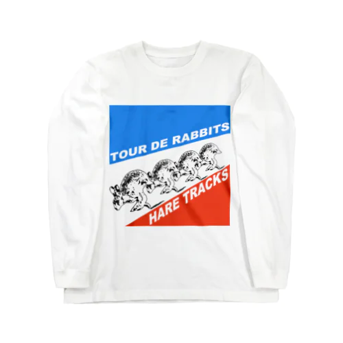 競争する野うさぎたち Long Sleeve T-Shirt