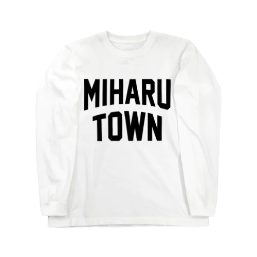 三春町 MIHARU TOWN ロングスリーブTシャツ