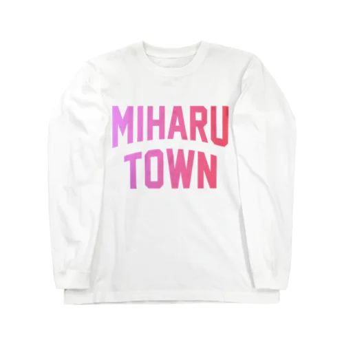 三春町 MIHARU TOWN ロングスリーブTシャツ