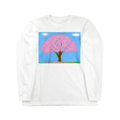 桜 ロングスリーブTシャツ