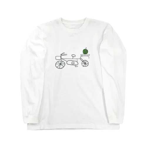 自転車キッズくん Long Sleeve T-Shirt