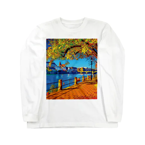 スイス バーゼルの遊歩道 Long Sleeve T-Shirt