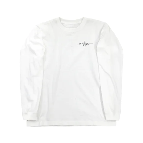 音波(白) Long Sleeve T-Shirt