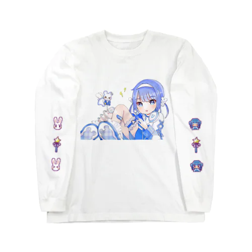 水色のサブカルちゃん Long Sleeve T-Shirt