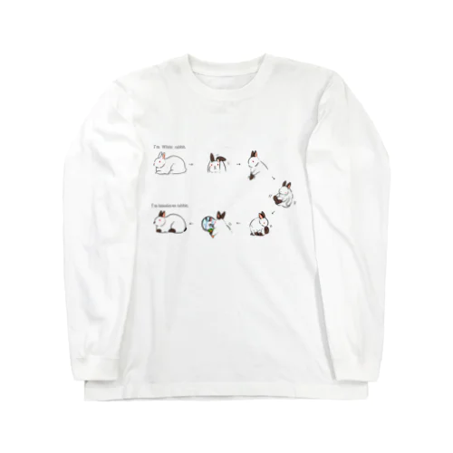 白うさぎからヒマラヤンに変身！ Long Sleeve T-Shirt