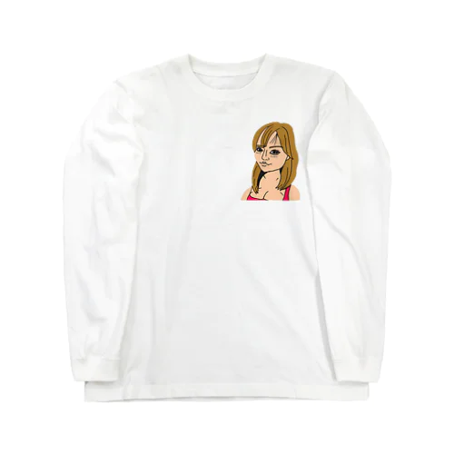 まみちゃん専用「イラスト２（ロンＴ左胸）」 Long Sleeve T-Shirt