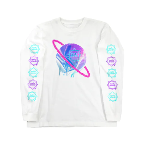 Melty Saturn Long Sleeve T-Shirt