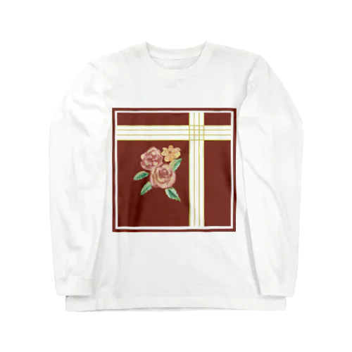 薔薇のプレゼント（レッド） Long Sleeve T-Shirt
