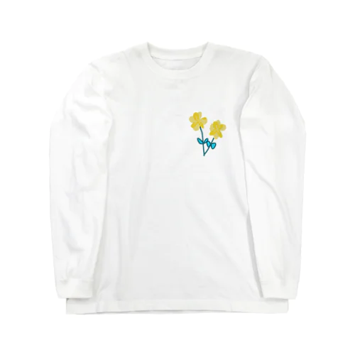 flower B-2 ロングスリーブTシャツ