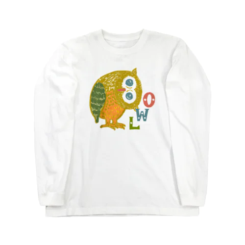 フクロウhoho Long Sleeve T-Shirt