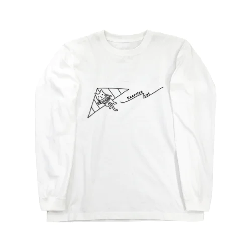 エクササイズ キャット Long Sleeve T-Shirt