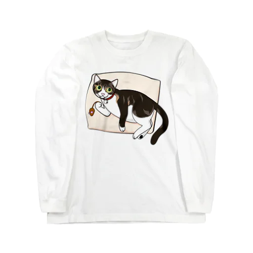 そこそこリアルねこ くつろぐにゃん02 Long Sleeve T-Shirt