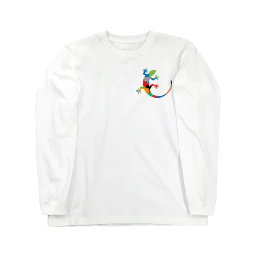 カラフルヤモリ Long Sleeve T-Shirt