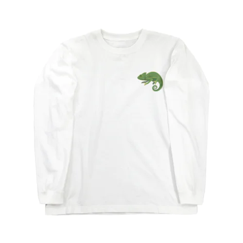 [☆両面] カメレオンだ【視力検査表パロディ】 Long Sleeve T-Shirt