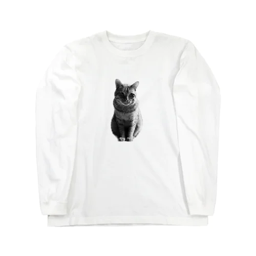 飼い猫 ロングスリーブTシャツ