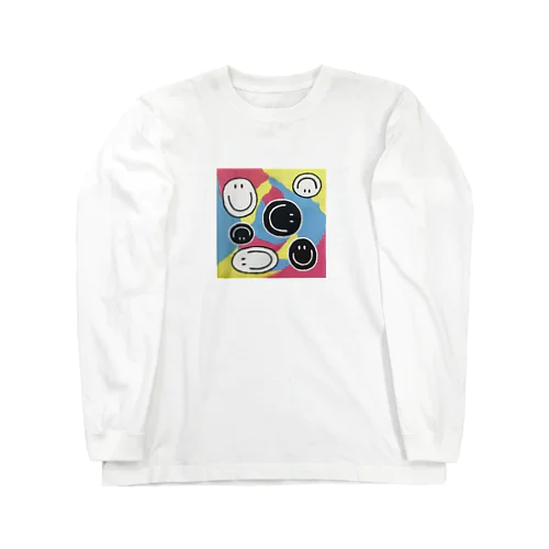 ハッピースマイル Long Sleeve T-Shirt