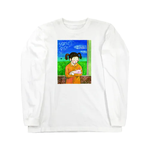 SOME PIG「シャーロットの贈り物」 Long Sleeve T-Shirt