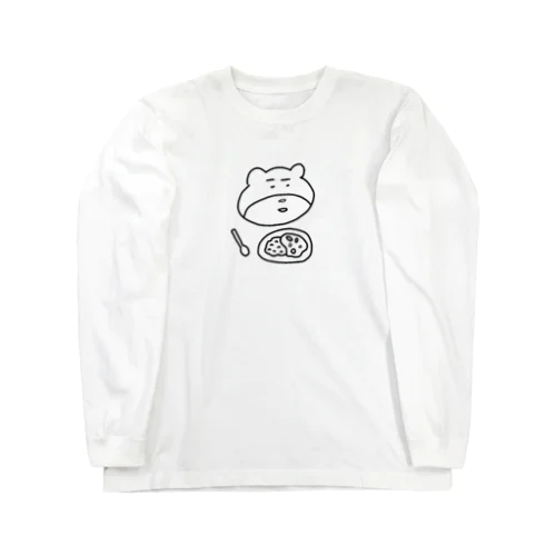 クマタカレー ブラック Long Sleeve T-Shirt