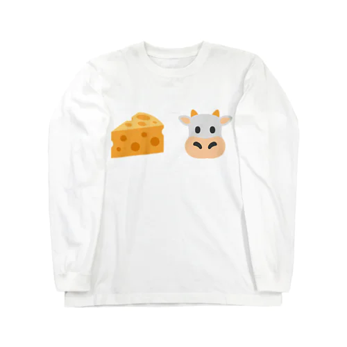 チー牛 ロゴ大 Long Sleeve T-Shirt