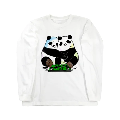 パンダたちの遊び＊オセロ Long Sleeve T-Shirt