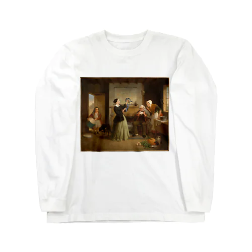 The New Bonnet / Francis William Edmonds  / 1858 / フランシス・ウィリアム・エドモンズ  Long Sleeve T-Shirt