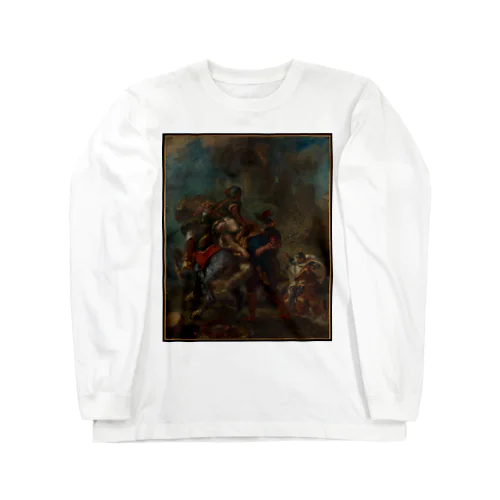 レベッカの誘拐 / ウジェーヌ・ドラクロワ / The Abduction of Rebecca / Eugène Delacroix / 1846 ロングスリーブTシャツ