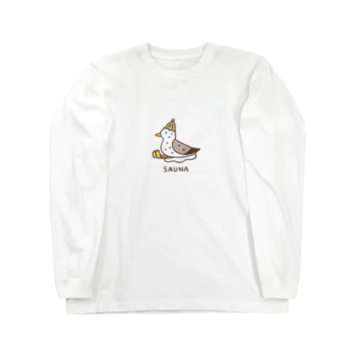 サウナが好きなカモメ Long Sleeve T-Shirt