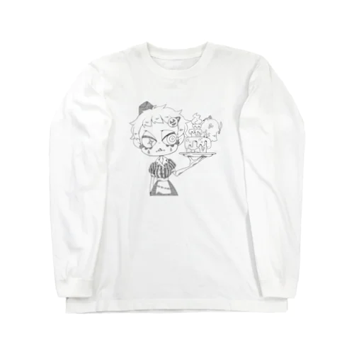 ハロウィンダイナー フロント 淡色 Long Sleeve T-Shirt