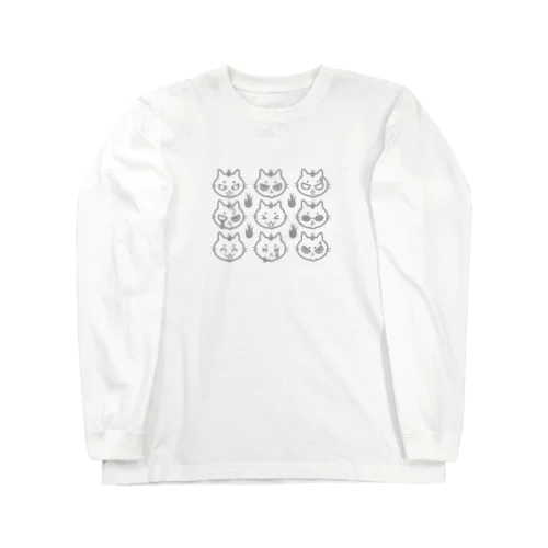 ニャー9変化 Long Sleeve T-Shirt