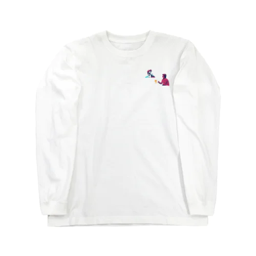 ミケランジェロを描く女 Long Sleeve T-Shirt