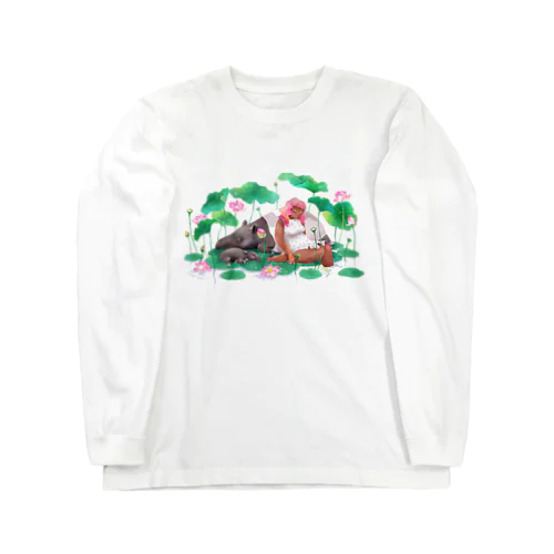 獏睡の朝 Long Sleeve T-Shirt