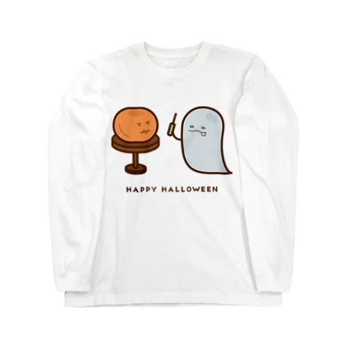 たれ目のおばけ / ハロウィン準備ver Long Sleeve T-Shirt