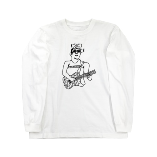 ジョン・ラモーン (ロングスリーブTシャツ_Black) Long Sleeve T-Shirt