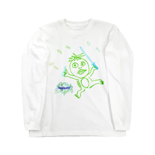 居合斬り河童１ Long Sleeve T-Shirt