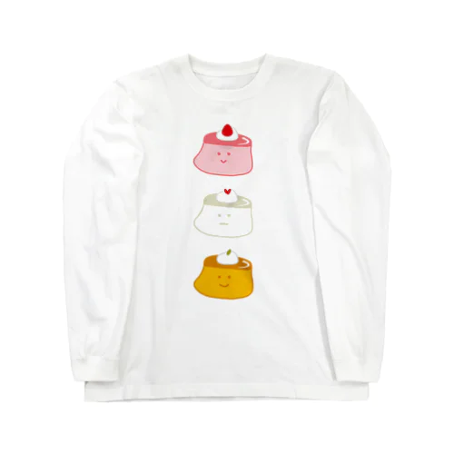 いちご×杏仁×かぼちゃプリンまる Long Sleeve T-Shirt