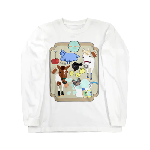 チビスケ＆シロちゃんのぱとろーる隊 Long Sleeve T-Shirt