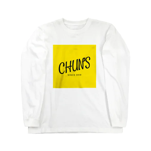 CHUN'S 黄色ロゴ Long Sleeve T-Shirt