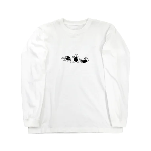 胸元ひっそりミナミコアリクイ戦隊 Long Sleeve T-Shirt