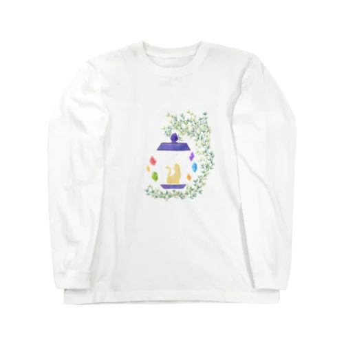 ネコと宝石 Long Sleeve T-Shirt