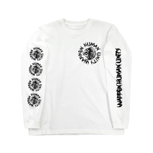 Punks  Wappen Human 02 :Cyborg Edition ロングスリーブTシャツ