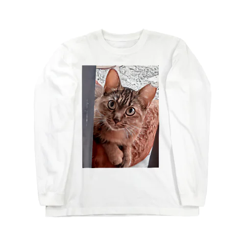 地域猫のおチビちゃん ロングスリーブTシャツ